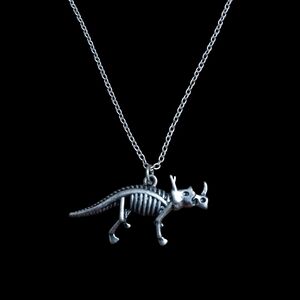 🌟3/$15 Silver Dinosaur Skeleton Necklace